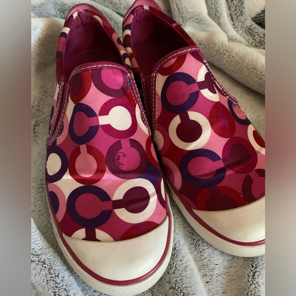 Coach Shoes - SOLD Cute Coach slip on shoes